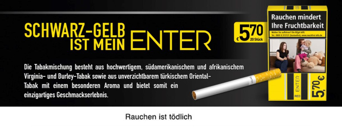 Banner-Enter-Zigaretten