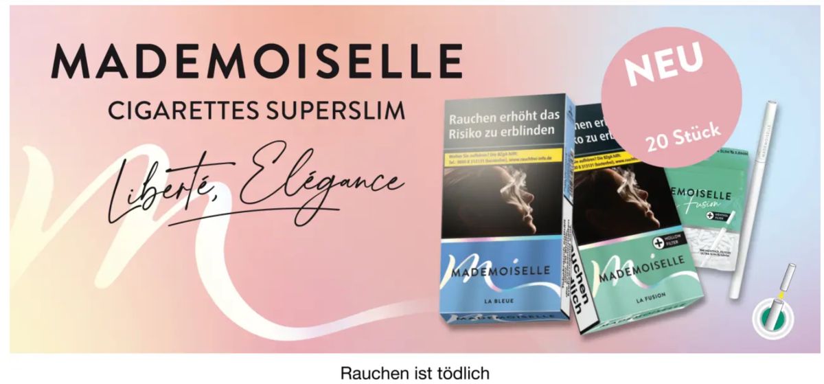 Banner-Mademoiselle-Zigaretten-ohne-Preis