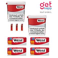 West Tabak Red 285g Titan Box Sparset Extra Hülsen