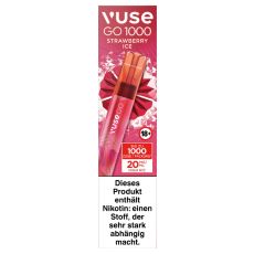 Vuse Go 1000 Strawberry Ice Einweg E-Zigarette 20mg/ml Nikotin