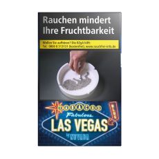 Schachtel Zigaretten Las Vegas blau 20 Stück. Blaue Packung mit Las Vegas Logo mit Nevada Aufschrift.