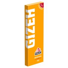 Packung GIZEH Zigarettenpapier Original Orange 50 Blatt. Heft mit 50 Blättchen Gizeh Original Orange Zigarettenpapier zum Drehen.